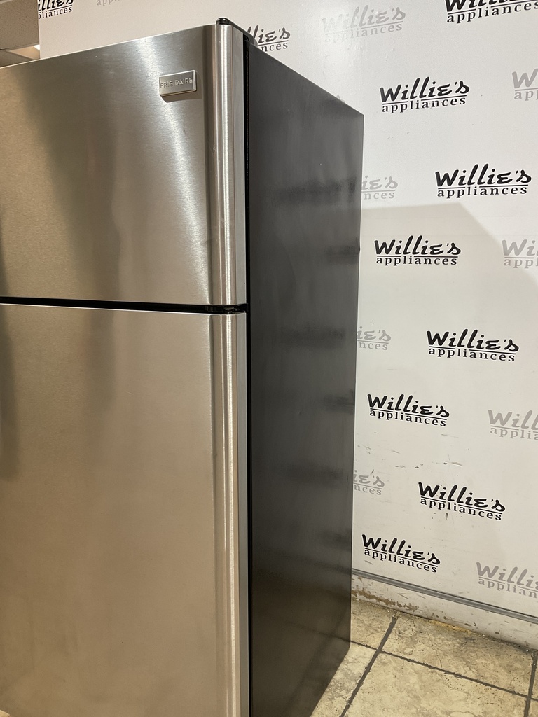 Frigidaire Used Refrigerator Top and Bottom 30x66” (Stainless Steel) 