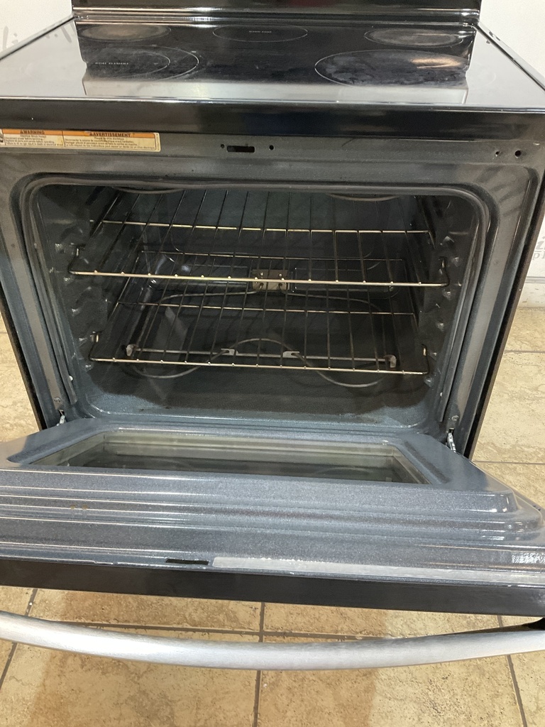 Whirlpool Used Electric Stove 220volts (40/50 AMP) 30inches {no cord} (Stainless Steel) 