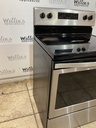 Whirlpool Used Electric Stove 220volts (40/50 AMP) 30inches {no cord} (Stainless Steel) 