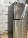 Frigidaire Used Refrigerator Top and Bottom 30x68 1/2. (stainless steel) 