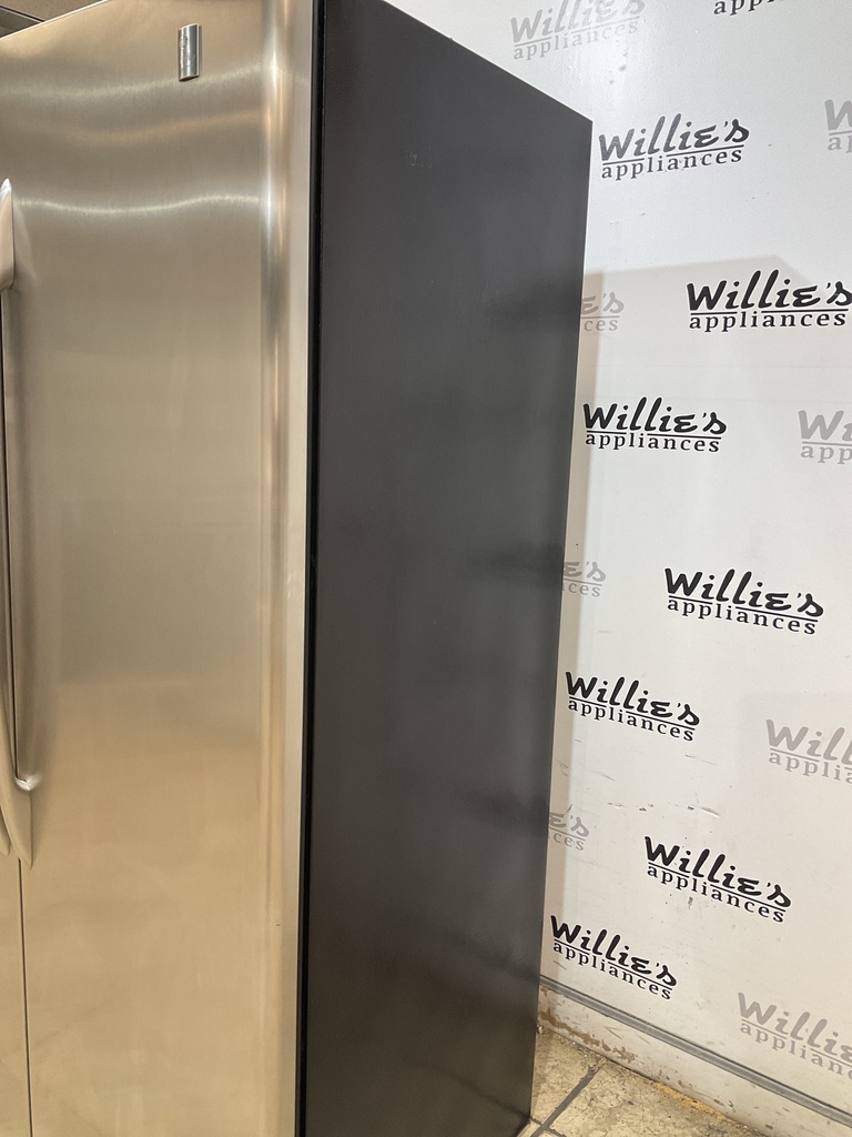 Ge Used Refrigerator Side by Side Counter Depth 36x69 1/2” (Stainless Steel) 