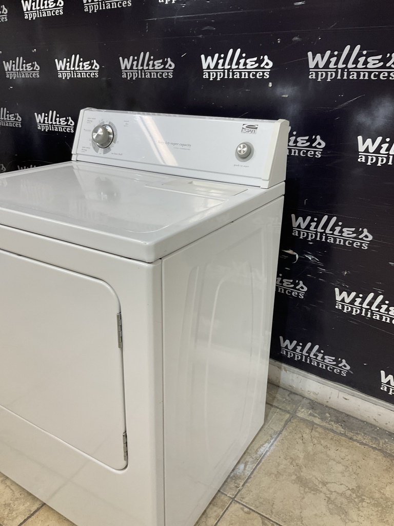 Estate Used Electric Dryer 220volts (30 AMP) 29inches {4 prong} (White)