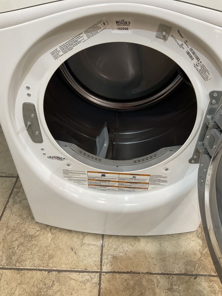 Whirlpool Used Natural Gas Dryer 27inches (White)