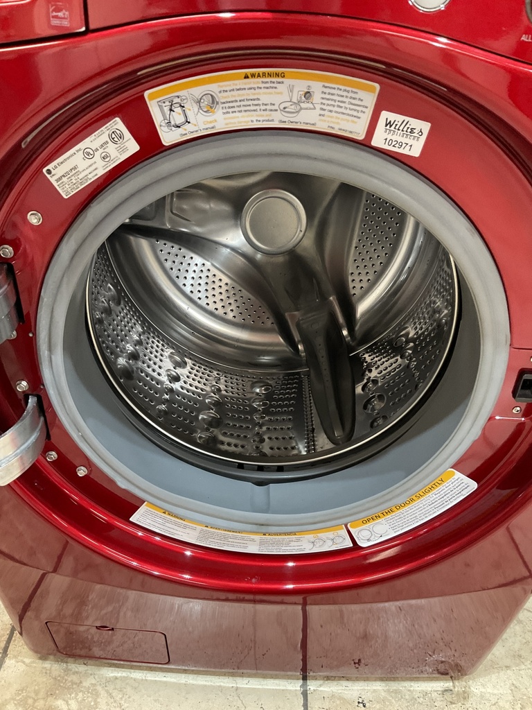 Lg Used Washer Front-load 27inches (Red) 