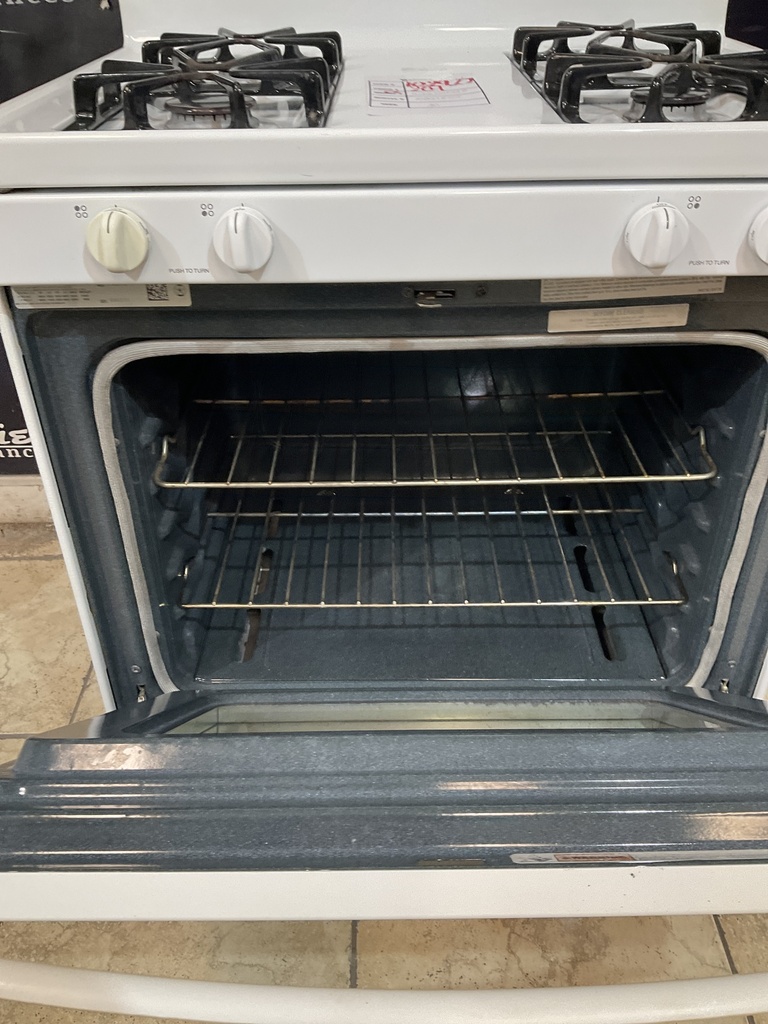 Whirlpool Used Natural Gas Stove 30inches (White) 
