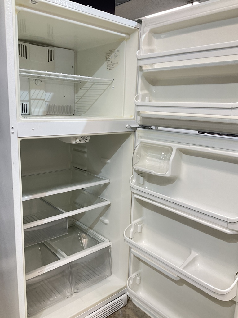 Frigidaire Used Refrigerator Top and Bottom 30x68 1/2” (White) 