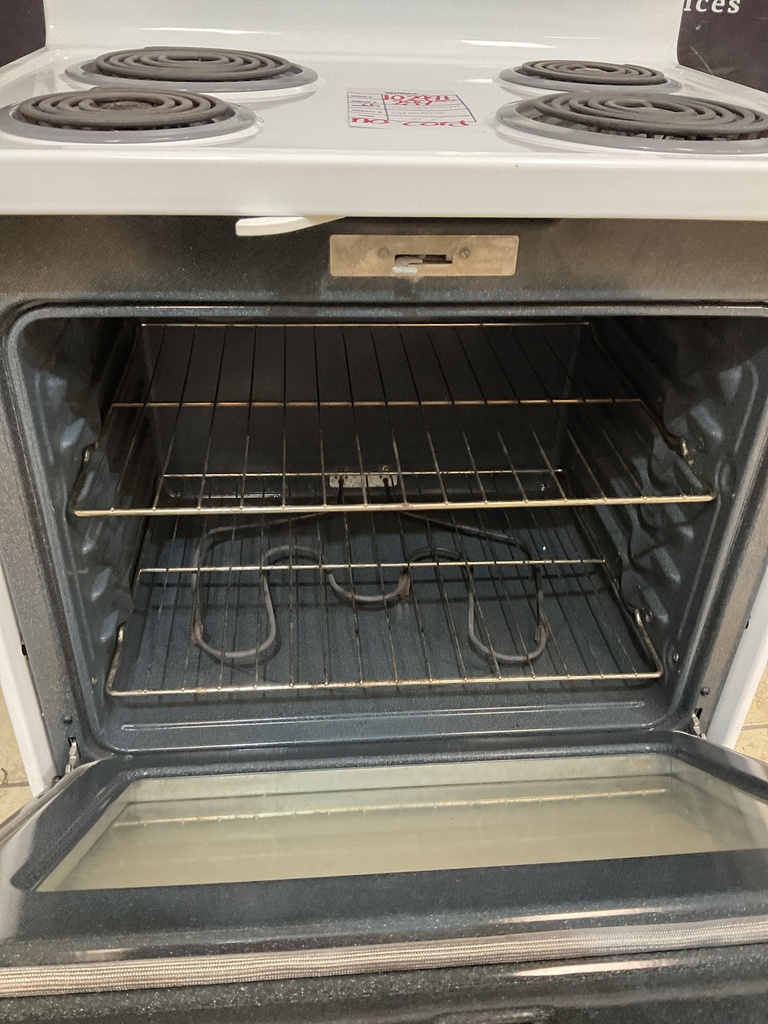 Ge Used Electric Stove 220volts (40/50 AMP) 30inches {no cord} (White)