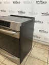 Frigidaire Used Electric Stove 220volts (40/50 AMP) 30inches {4 prong} (Stainless steel) 