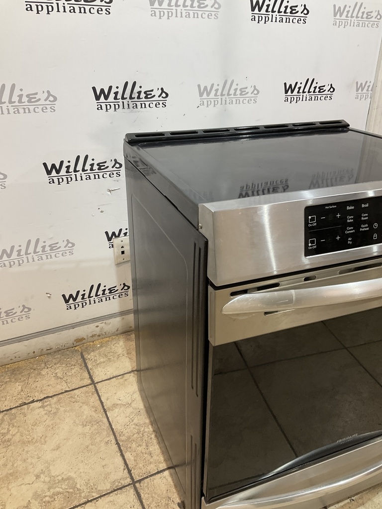 Frigidaire Used Electric Stove 220volts (40/50 AMP) 30inches {4 prong} (Stainless steel) 