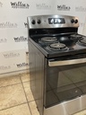 Ge Used Electric Stove 220volts (40/50 AMP) 30inches {4 prong} (Stainless steel) 