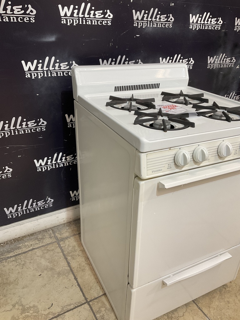 Premier Used Natural Gas Stove 24inches (White) 