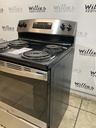 Ge Used Electric Stove 220volts (40/50 AMP) 30inches {no cord} (Stainless steel) 