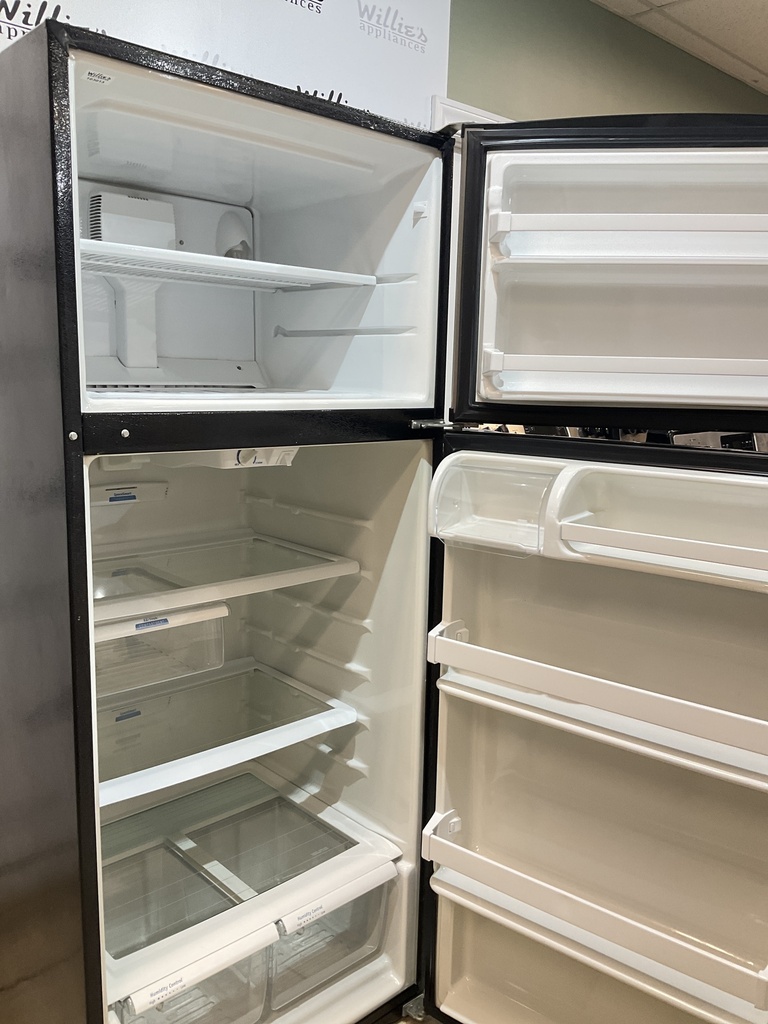 Whirlpool Used Refrigerator Top and Bottom 28x67 1/2” (Stainless Steel) 
