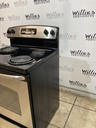 Ge Used Electric Stove 220volts (40/50 AMP) 30inches {4 prong} (Stainless steel) 