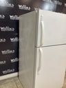 Frigidaire Used Refrigerator Top and Bottom 28 1/2” x 60” (White) 