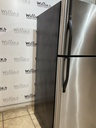Kenmore Used Refrigerator Top and Bottom 30x68 (Stainless Steel)