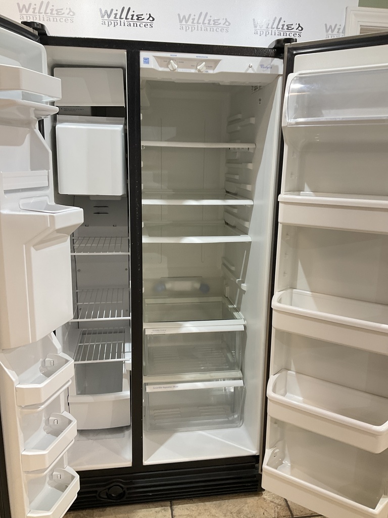 Whirlpool Used Refrigerator Side by Side 33x66 1/2” (Stainless Steel) 