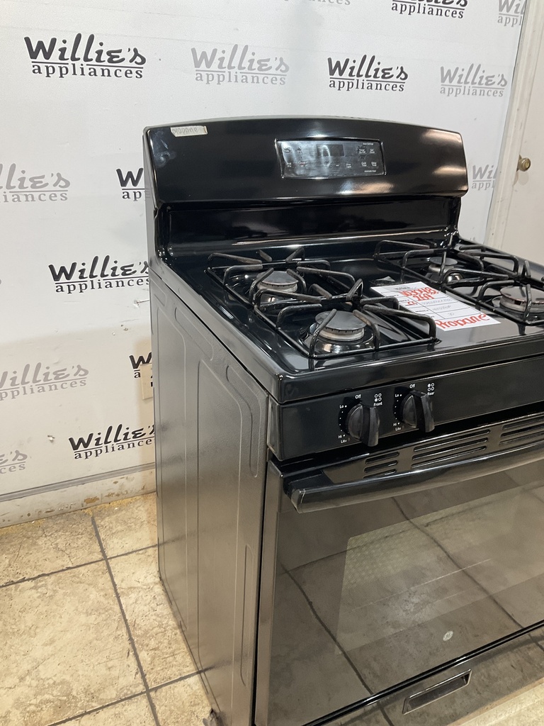 Ge Used Gas Propane Stove 30inches (Black) 