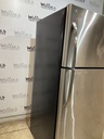Ge Used Refrigerator Top and Bottom 30x66 1/2” (Stainless Steel) 