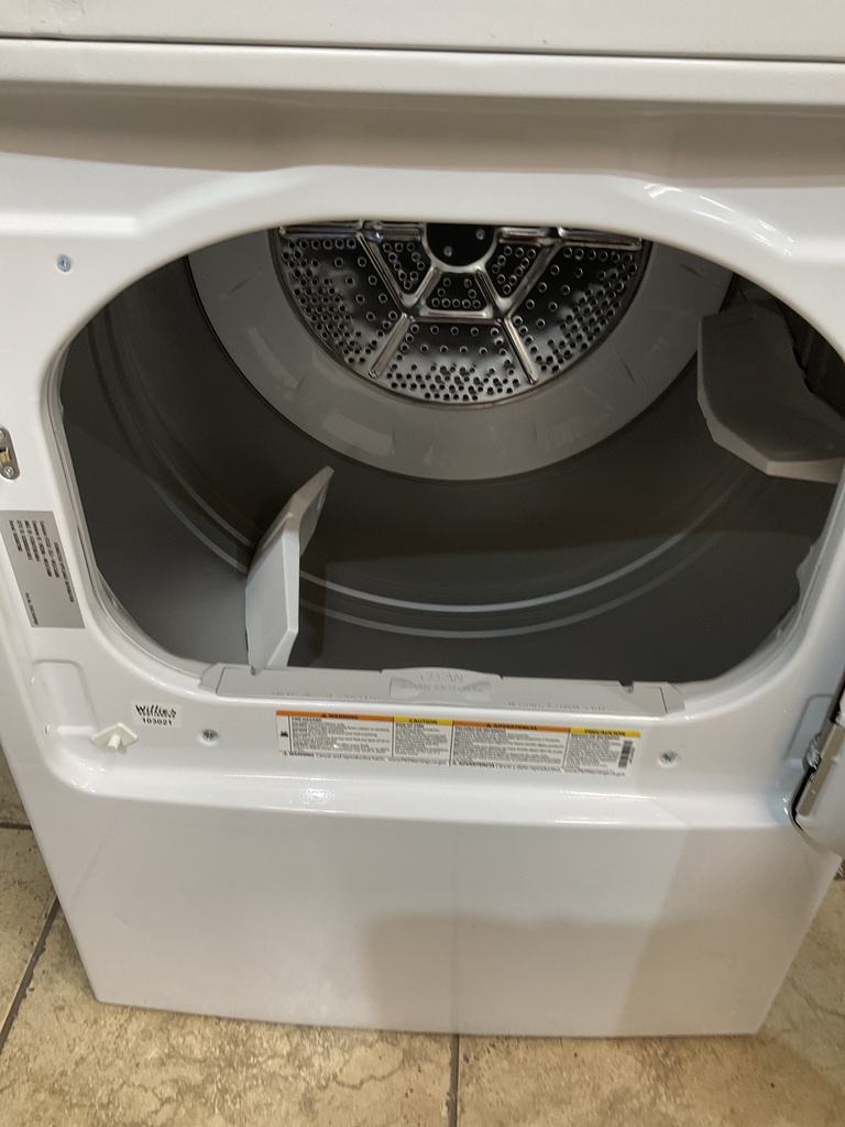 Ge Used Electric Dryer 220volts (30 AMP) 27inches {no cord} (White)  