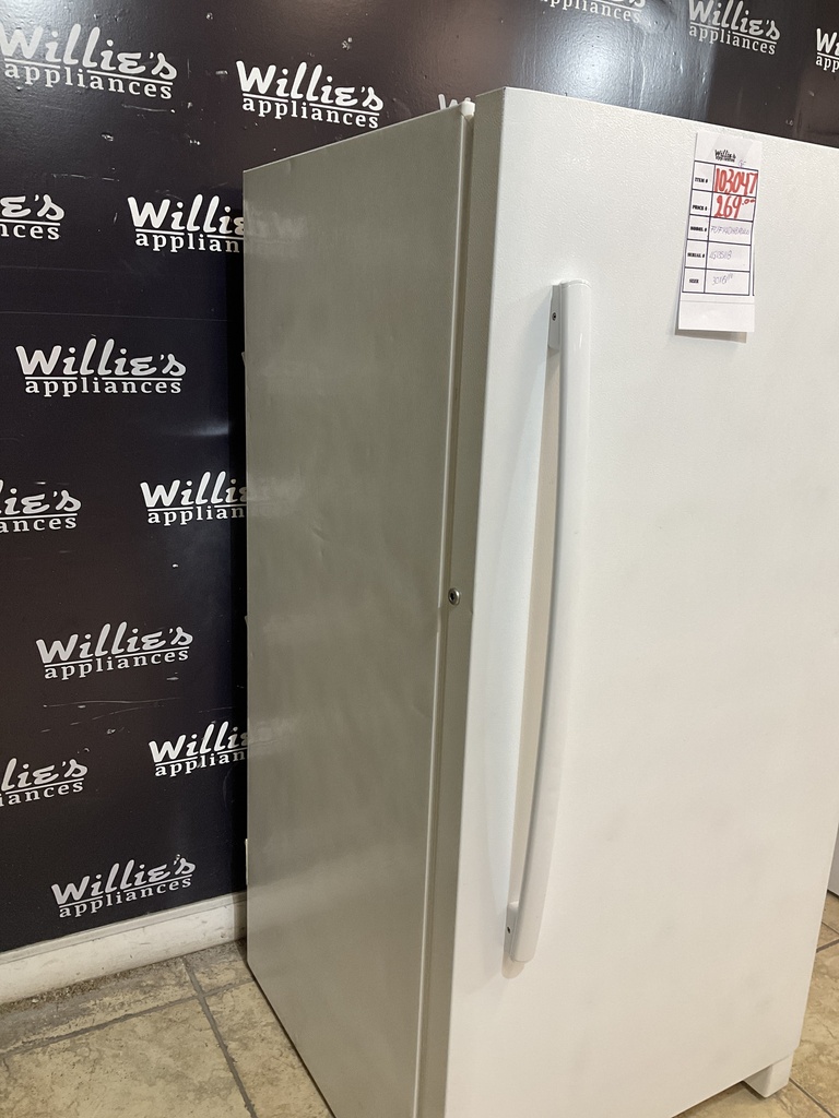 Ge Used Freezer Upright  30x61 1/2” (White) 