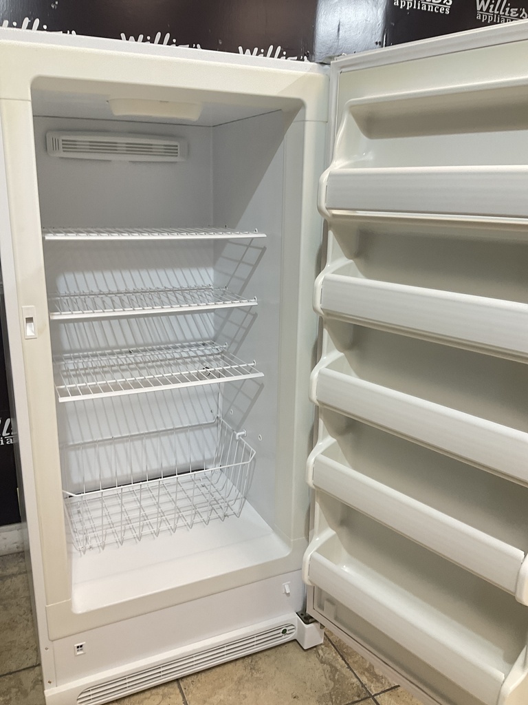 Ge Used Freezer Upright  30x61 1/2” (White) 
