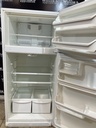Frigidaire Used Refrigerator Top and Bottom 30x65 1/2” (White) 