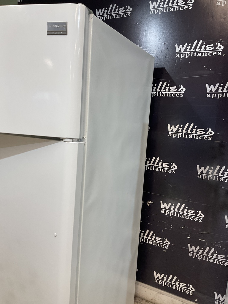 Frigidaire Used Refrigerator Top and Bottom 30x65 1/2” (White) 