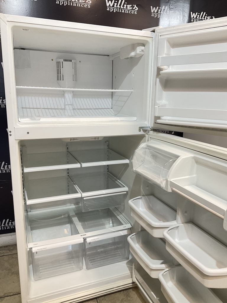 Kenmore Used Refrigerator Top and Bottom 33x66 1/2” (White) 