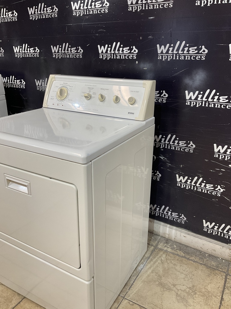Kenmore Used Electric Dryer 220volts (30 AMP) 27inches {no cord} (White) 