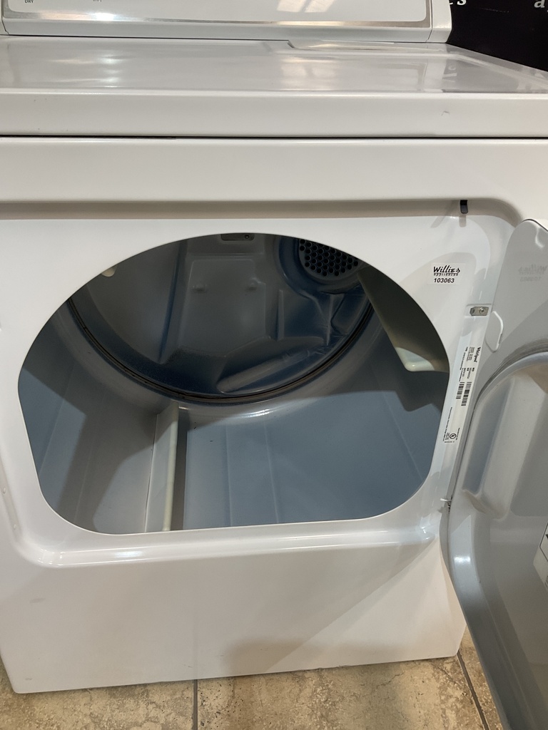 Whirlpool Used Electric Dryer 220volts (30 AMP) 29inches {no cord} (White) 