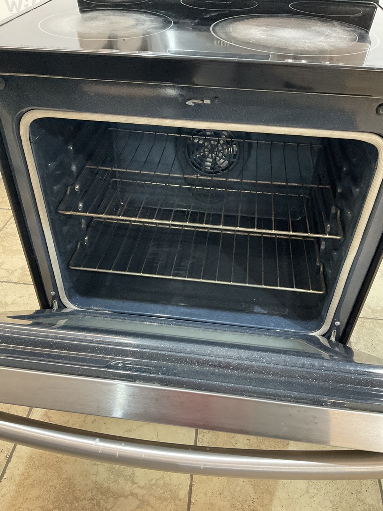 Samsung Used Electric Stove 220volts (40/50 AMP) 30inches {no cord} (Stainless steel) 