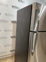 Ge Used Refrigerator Top and Bottom 28x64 (Stainless Steel) 