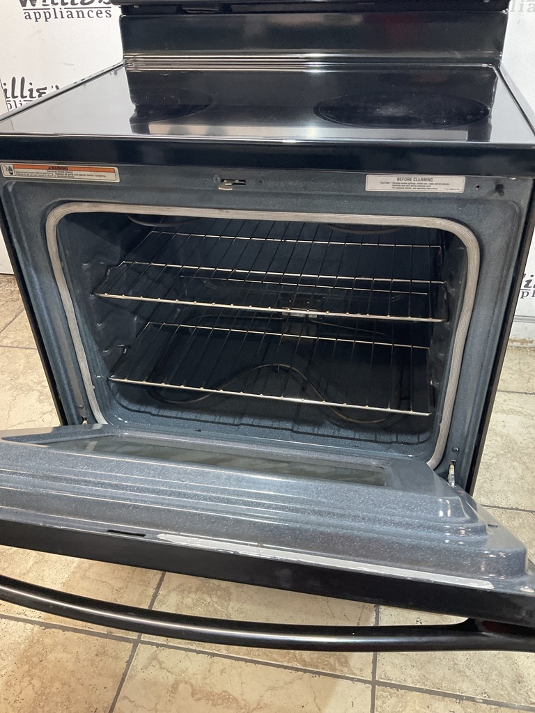 Whirlpool Used Electric Stove 220volts (40/50 AMP) 30inches {no cord} (Stainless Steel) 