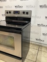 Whirlpool Used Electric Stove 220volts (40/50 AMP) 30inches {no cord} (Stainless Steel) 