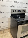 Whirlpool Used Electric Stove 220volts (40/50 AMP) 30inches {no cord} (Stainless Steel) 