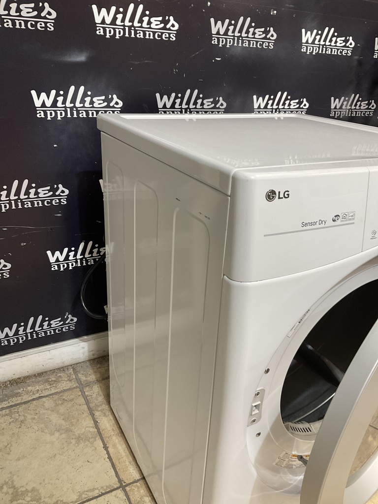 Lg Used Electric Dryer 220volts (30 AMP) 27inches {4 prong} (White) 