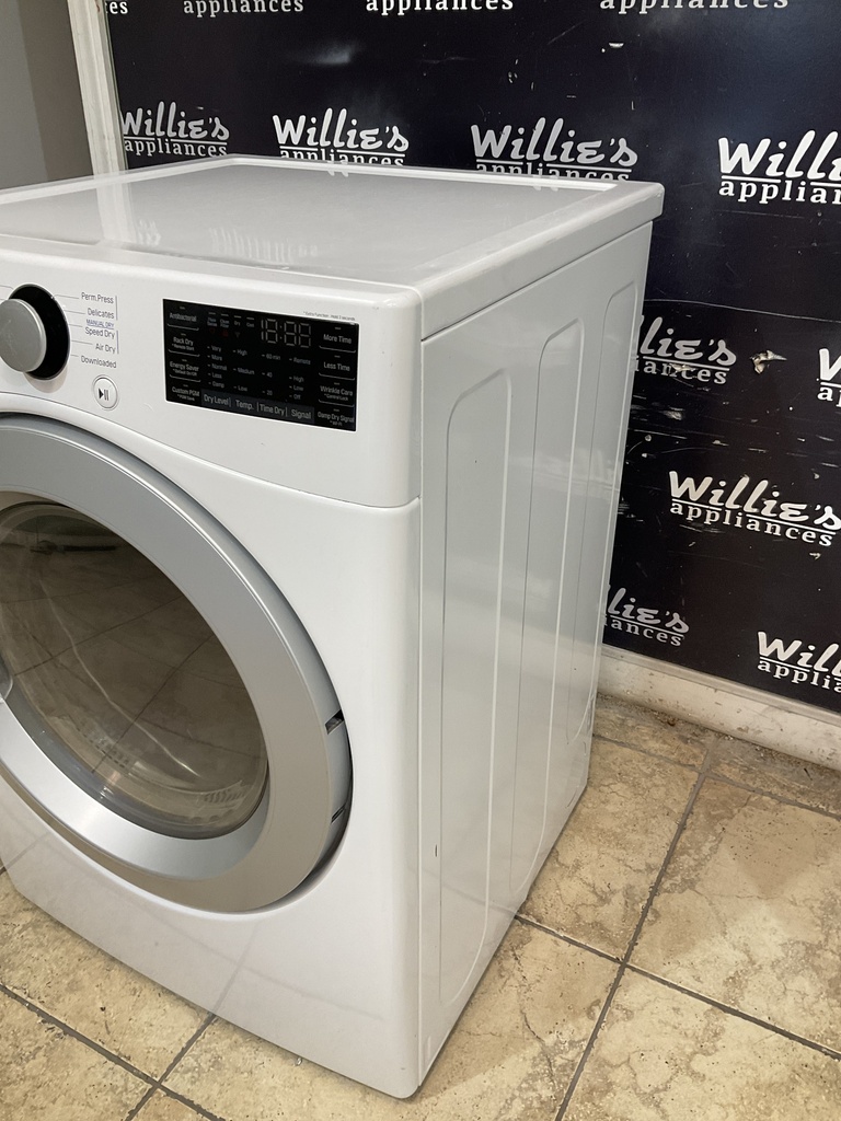 Lg Used Electric Dryer 220volts (30 AMP) 27inches {4 prong} (White) 