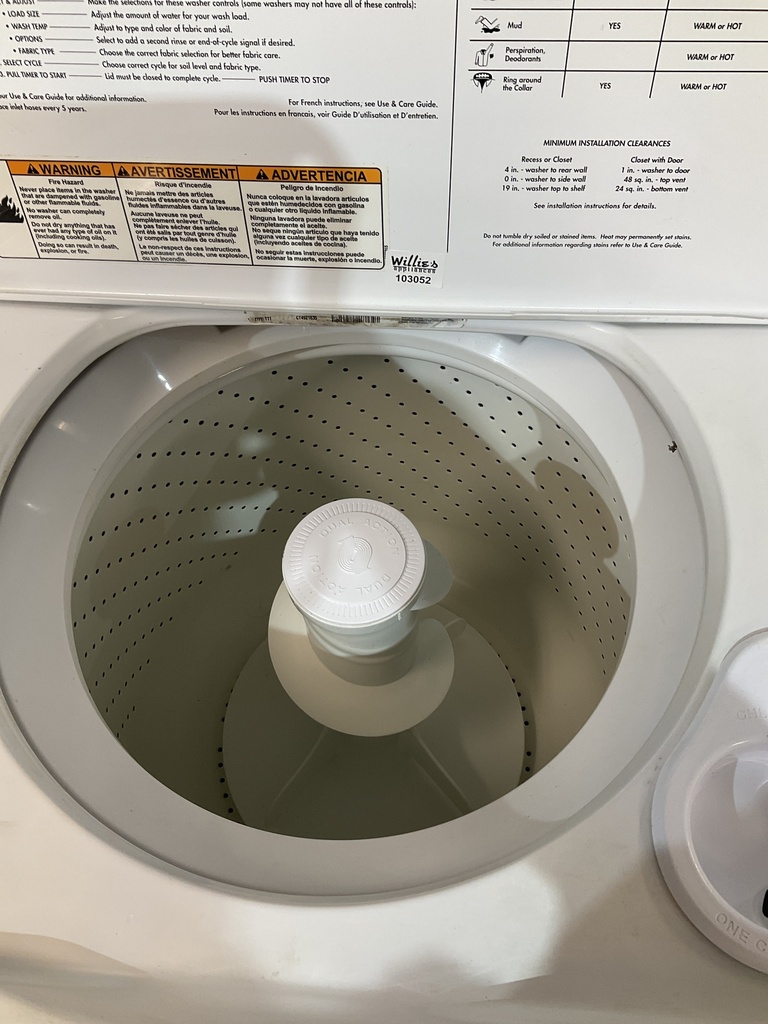 Whirlpool Used Washer Top-load 27inches (White) 