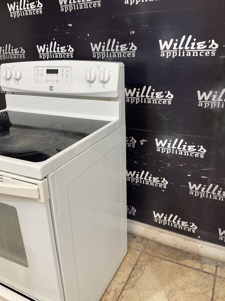 Kenmore Used Electric Stove 220volts (40/50 AMP) 30inches {3 prong} (White) 
