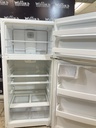 Ge Used Refrigerator Top and Bottom 28x61 (White) 