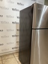 Frigidaire Used Refrigerator Top and Bottom 30x66 (Stainless Steel) 