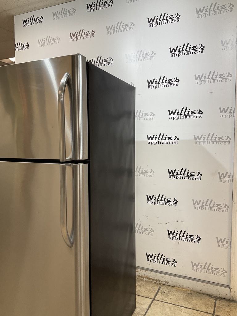 Frigidaire Used Refrigerator Top and Bottom 30x66 (Stainless Steel) 