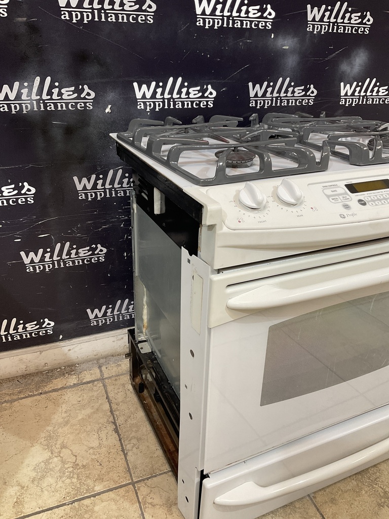 Ge Used Natural Gas Stove 30inches (White) 