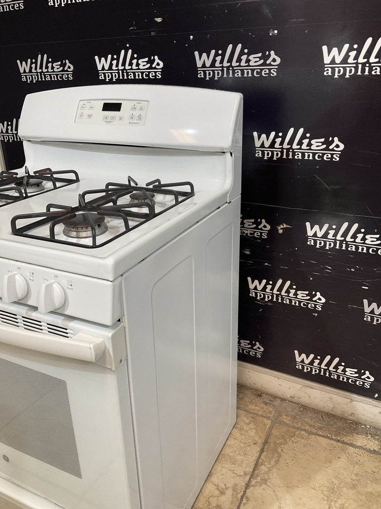 Ge Used Natural Gas Stove 30inches (White) 