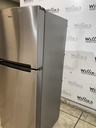 Whirlpool Used Refrigerator Top and Bottom 24 1/2” x 61 1/2” (Stainless Steel) 