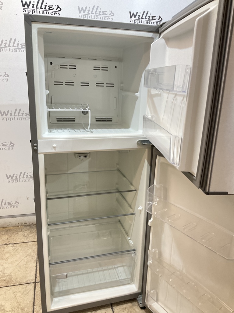 Whirlpool Used Refrigerator Top and Bottom 24 1/2” x 61 1/2” (Stainless Steel) 