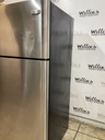 Frigidaire Used Refrigerator Top and Bottom 30 1/2” x 65 1/2” (Stainless Steel) 
