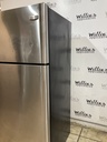 Frigidaire Used Refrigerator Top and Bottom 30 1/2” x 65 1/2” (Stainless Steel) 