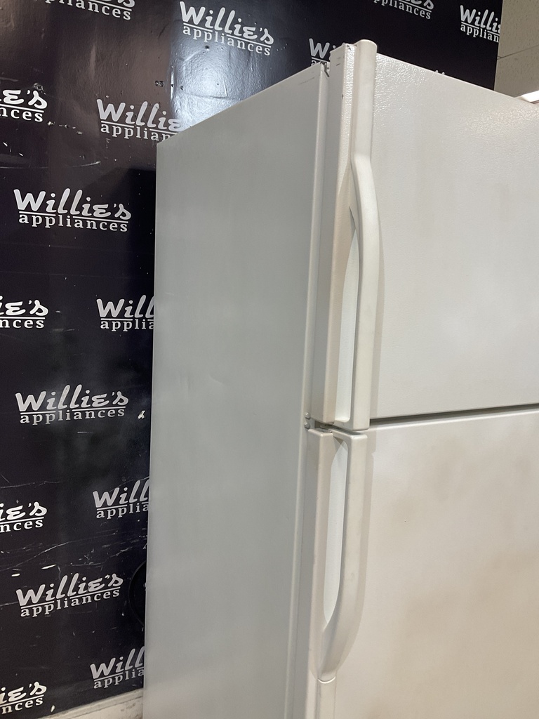 Whirlpool Used Refrigerator Top and Bottom 33x66 (White) 